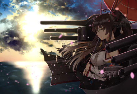 Yamato (Kancolle) Anime Kantai Collection HD Desktop Wallpaper | Background Image