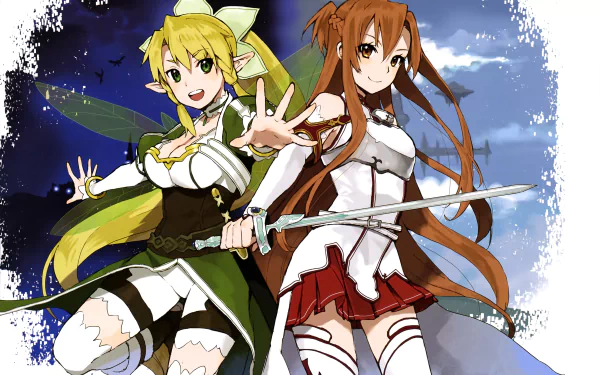 Leafa and Asuna