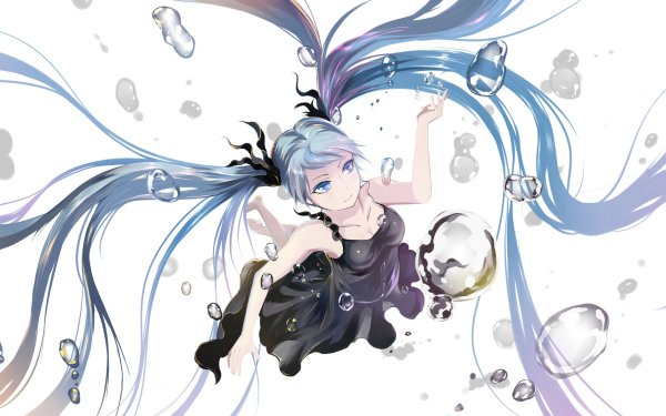 Anime Vocaloid Hatsune Miku Dark HD Wallpaper | Background Image