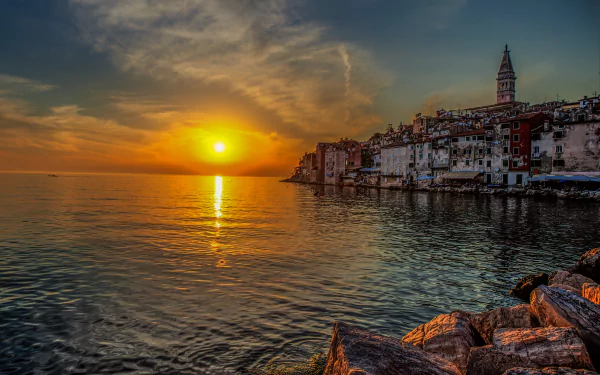  Sunset over Croatia by Valerii Tkachenko