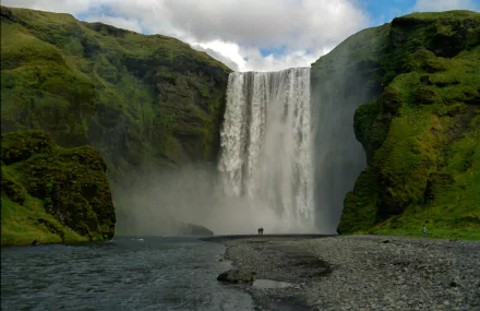  Iceland Waterfall Skogafoss