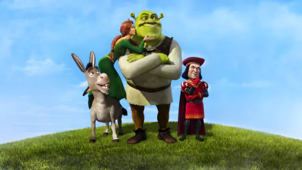 Lord Farquaad Shrek (Character) Princess Fiona Donkey (Shrek) movie Shrek HD Desktop Wallpaper | Background Image