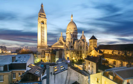 France Paris Basilica monument religious Sacré-Cœur HD Desktop Wallpaper | Background Image