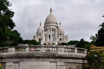 France Paris Basilica monument religious Sacré-Cœur HD Desktop Wallpaper | Background Image