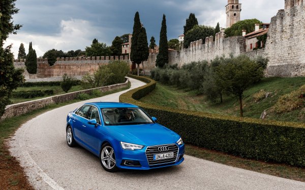 Vehicles Audi A4 Audi Car Luxury Car Blue Car HD Wallpaper | Background Image