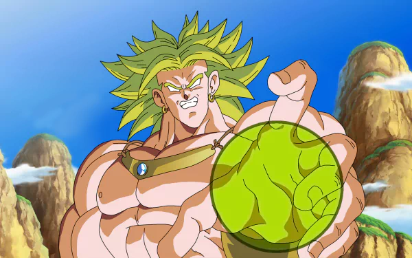 Broly's Power Surge: Dragon Ball Super HD Wallpaper by 1Black-Man