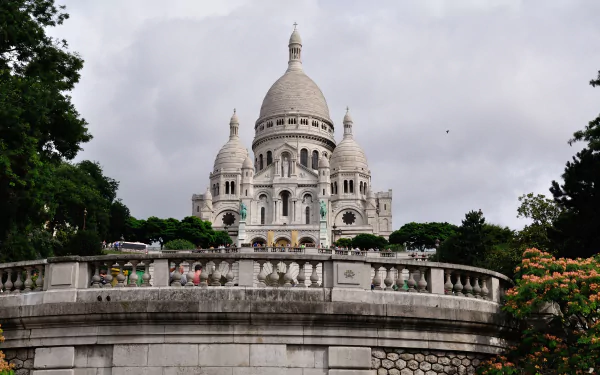 France Paris Basilica monument religious Sacré-Cœur HD Desktop Wallpaper | Background Image