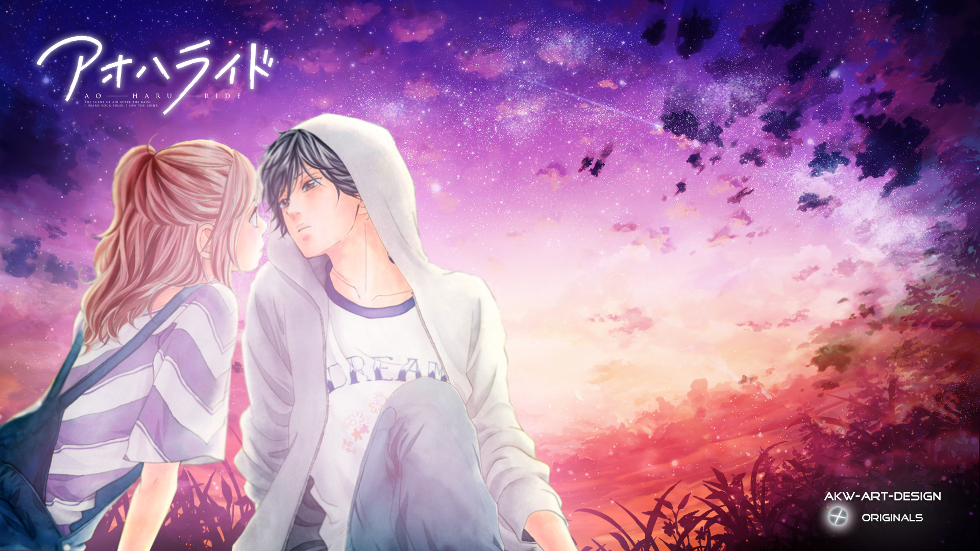 Anime Ao Haru Ride HD Wallpaper by Kohaku-Art