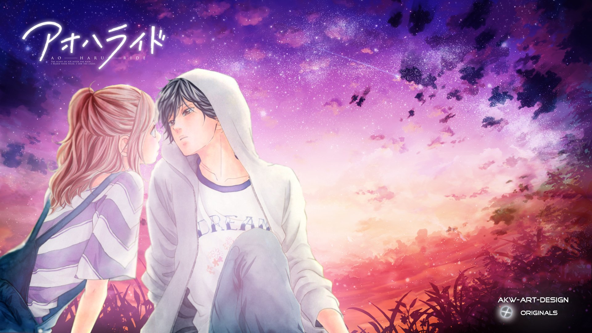 Anime Ao Haru Ride HD Wallpaper