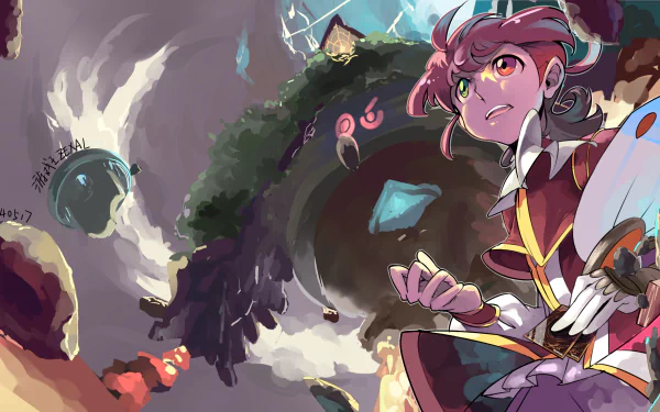 HD PC desktop wallpaper featuring an intense scene from the anime Yu-Gi-Oh! Zexal with dynamic characters and vibrant, action-packed visuals.