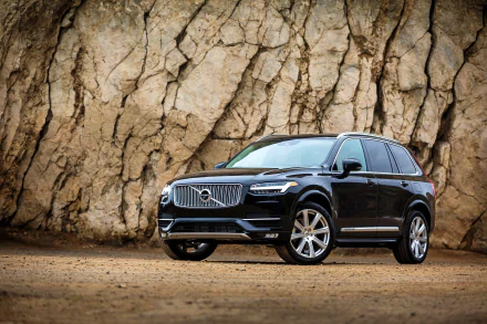 black car SUV car Volvo vehicle Volvo XC90 HD Desktop Wallpaper | Background Image