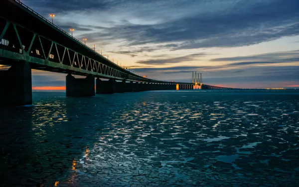  Oresund Bridge in Sweden/Denmark