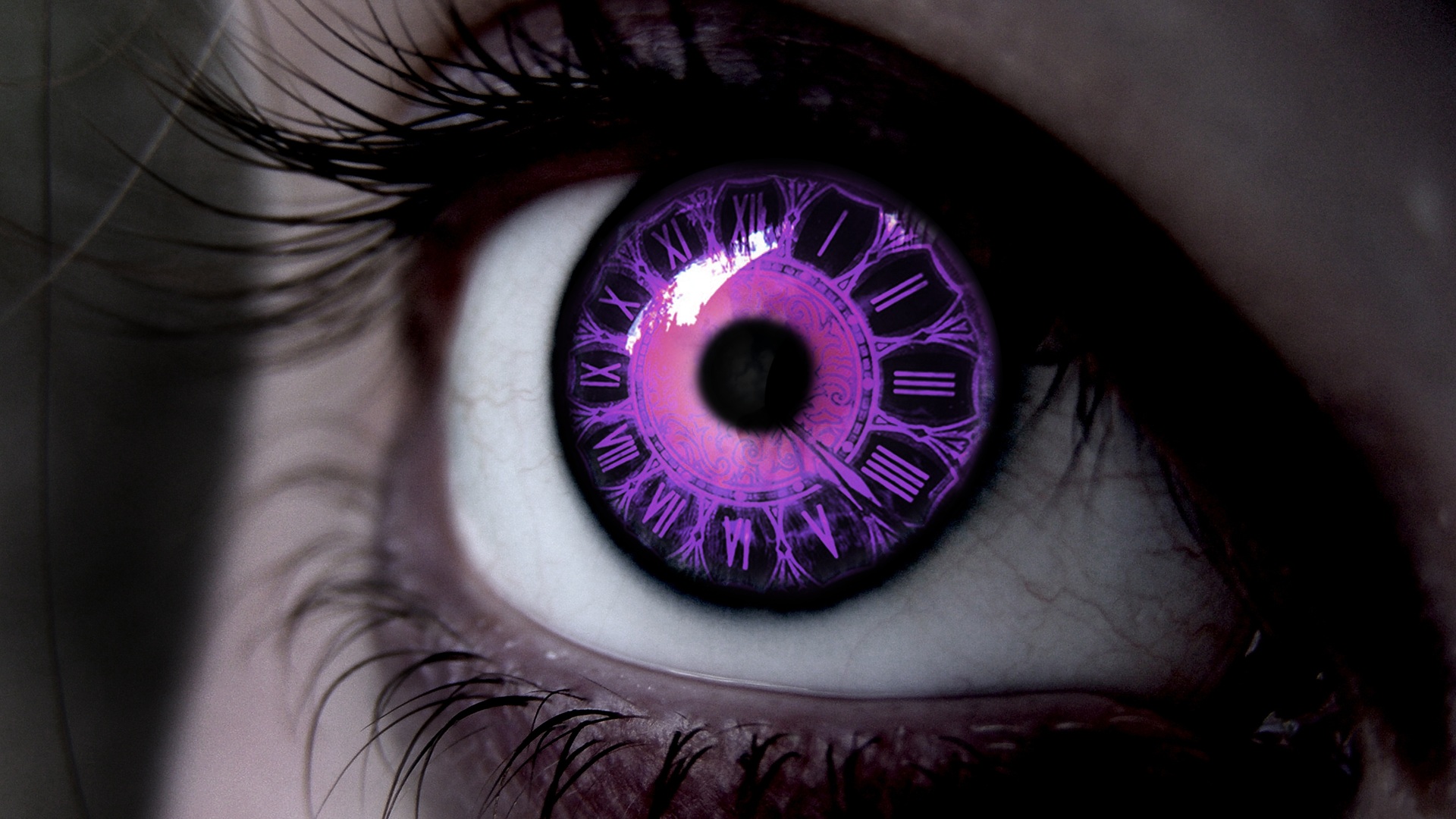 purple eyes wallpaper