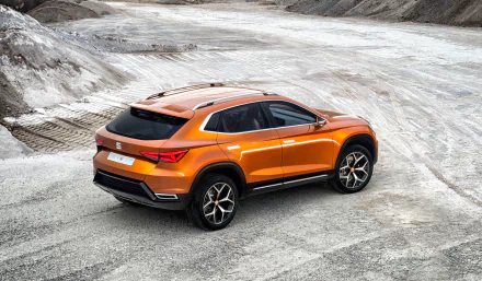 SUV orange car car Seat vehicle SEAT 20v20 HD Desktop Wallpaper | Background Image