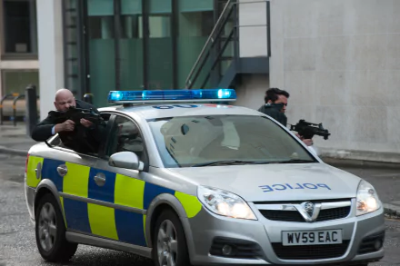police car movie London Has Fallen HD Desktop Wallpaper | Background Image