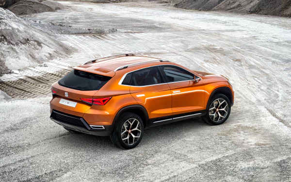 SUV orange car car Seat vehicle SEAT 20v20 HD Desktop Wallpaper | Background Image