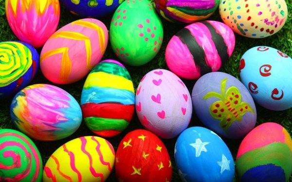Holiday Easter Easter Egg Egg Colors Colorful HD Wallpaper | Background Image