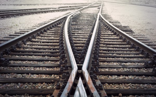 Man Made Railroad Close-Up HD Wallpaper | Background Image