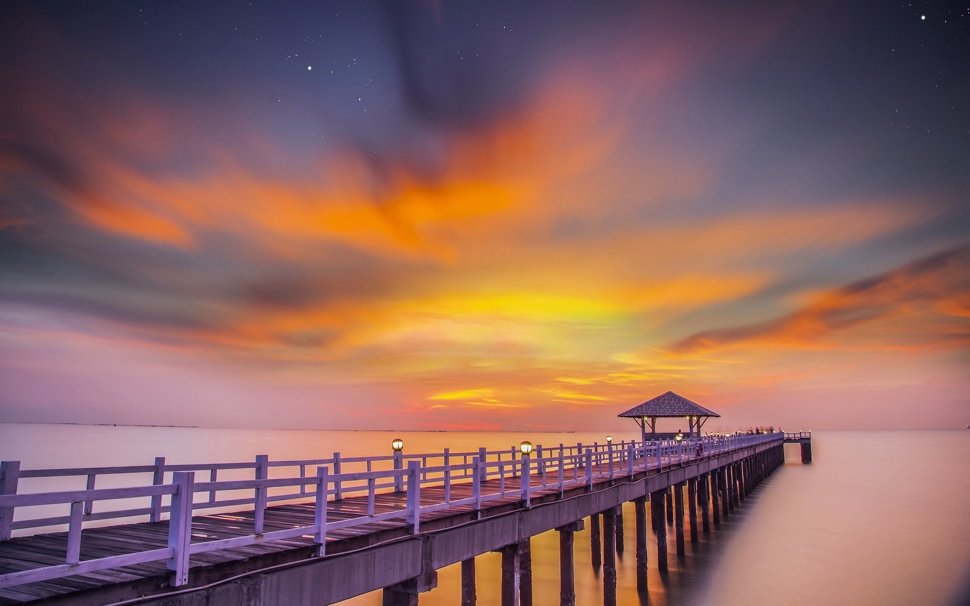 Ocean Pier Sunset
