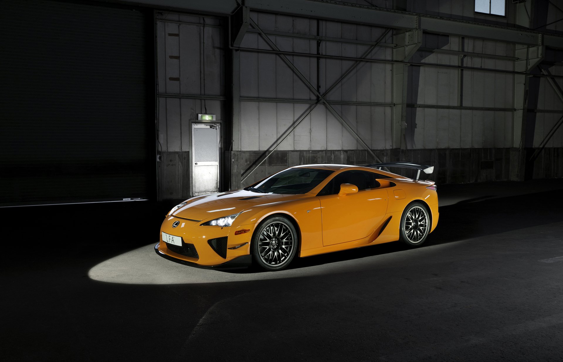 lexus lfa wallpaper yellow