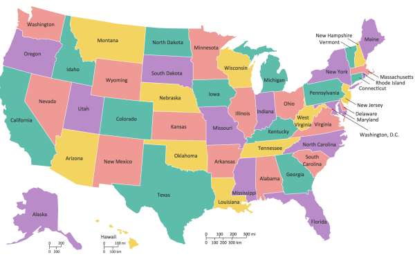 Miscelaneo Map Of The Usa United States Of America Map Usa Map USA Mapa Fondo de pantalla HD | Fondo de Escritorio