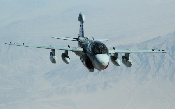 Military Northrop Grumman EA-6B Prowler Jet Fighters Aircraft Northrop Grumman Navy Warplane HD Wallpaper | Background Image
