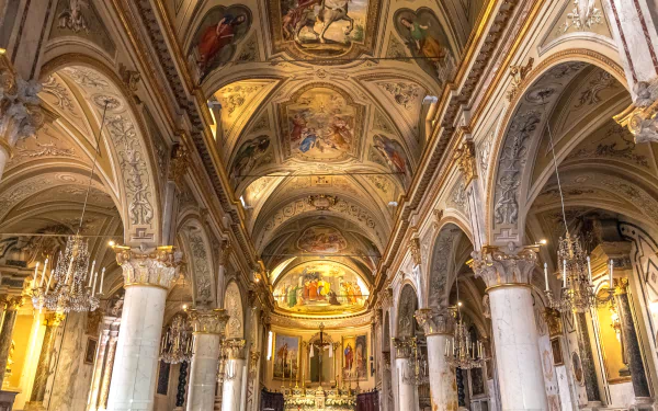  Inside San Marino Temple in Italy