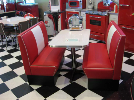 table restaurant retro man made room HD Desktop Wallpaper | Background Image