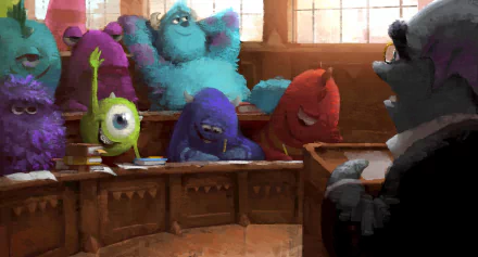 Mike Wazowski James P. Sullivan movie Monsters University HD Desktop Wallpaper | Background Image