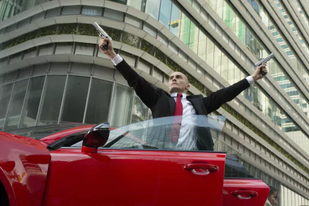Agent 47 Rupert Friend movie Hitman: Agent 47 HD Desktop Wallpaper | Background Image