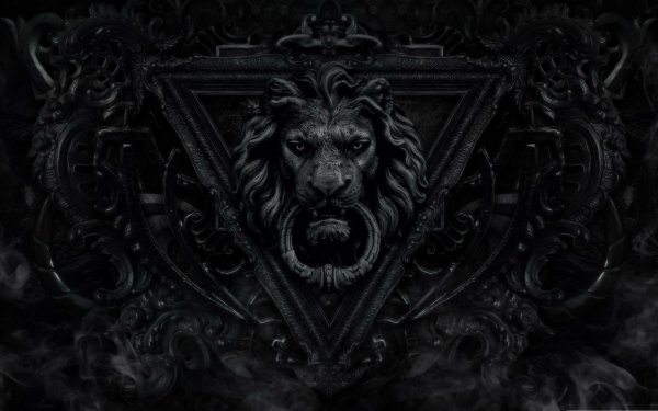 Man Made Door Knocker Door Lion Black HD Wallpaper | Background Image