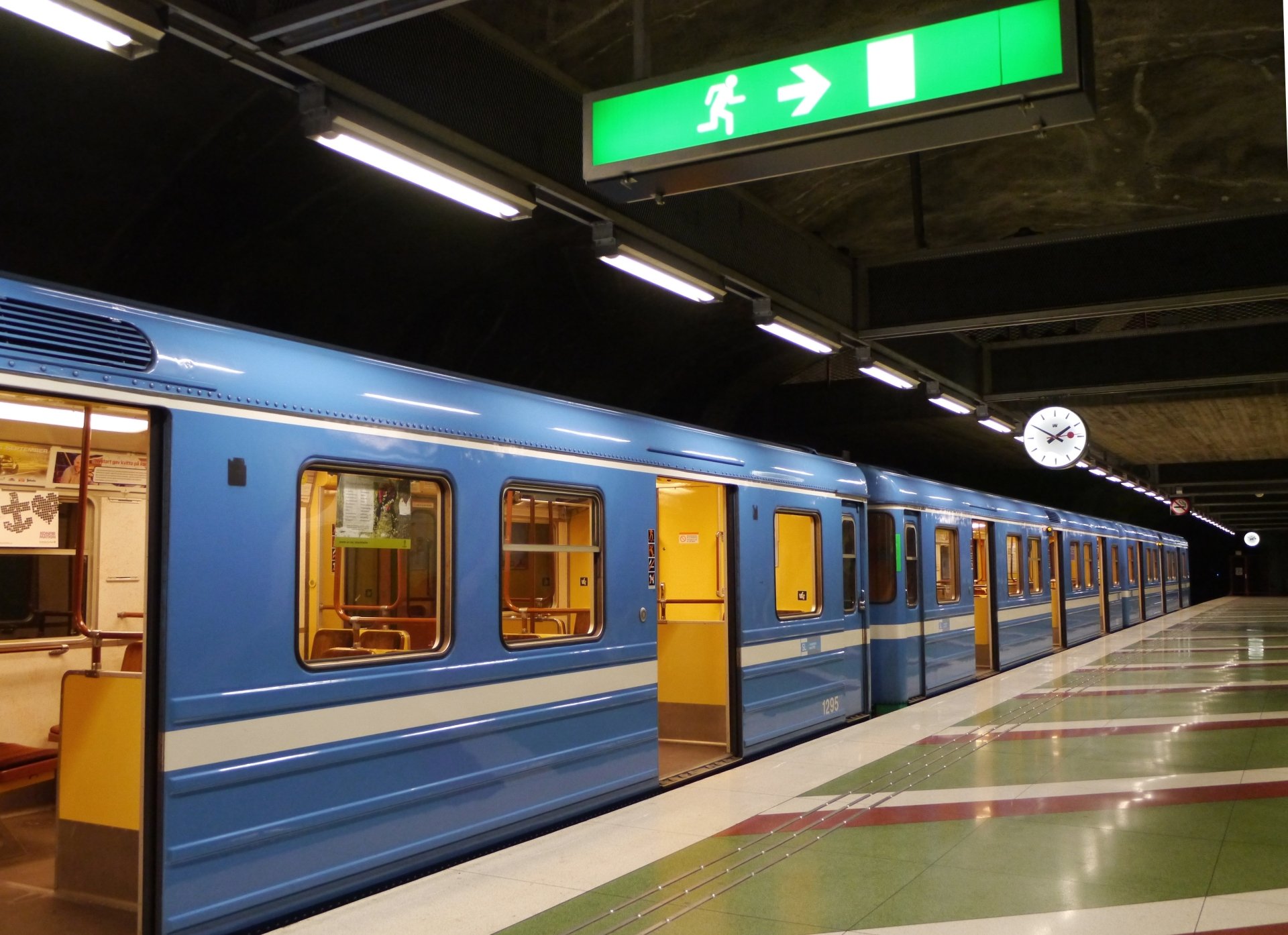 Download Train Station Sign Station Subway Vehicle Train 4k Ultra HD Wallpaper by lullone