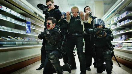 movie Hot Fuzz HD Desktop Wallpaper | Background Image