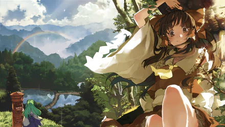Anime Touhou HD Desktop Wallpaper | Background Image