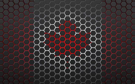 Canada Flag HEX (Hexagon) Wallpaper