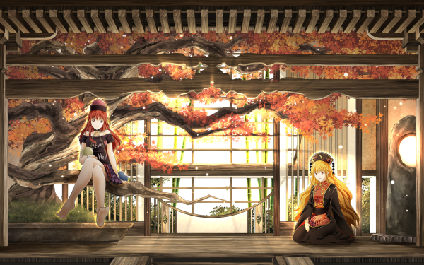 Anime Touhou Junko Hecatia Lapislazuli HD Wallpaper | Background Image
