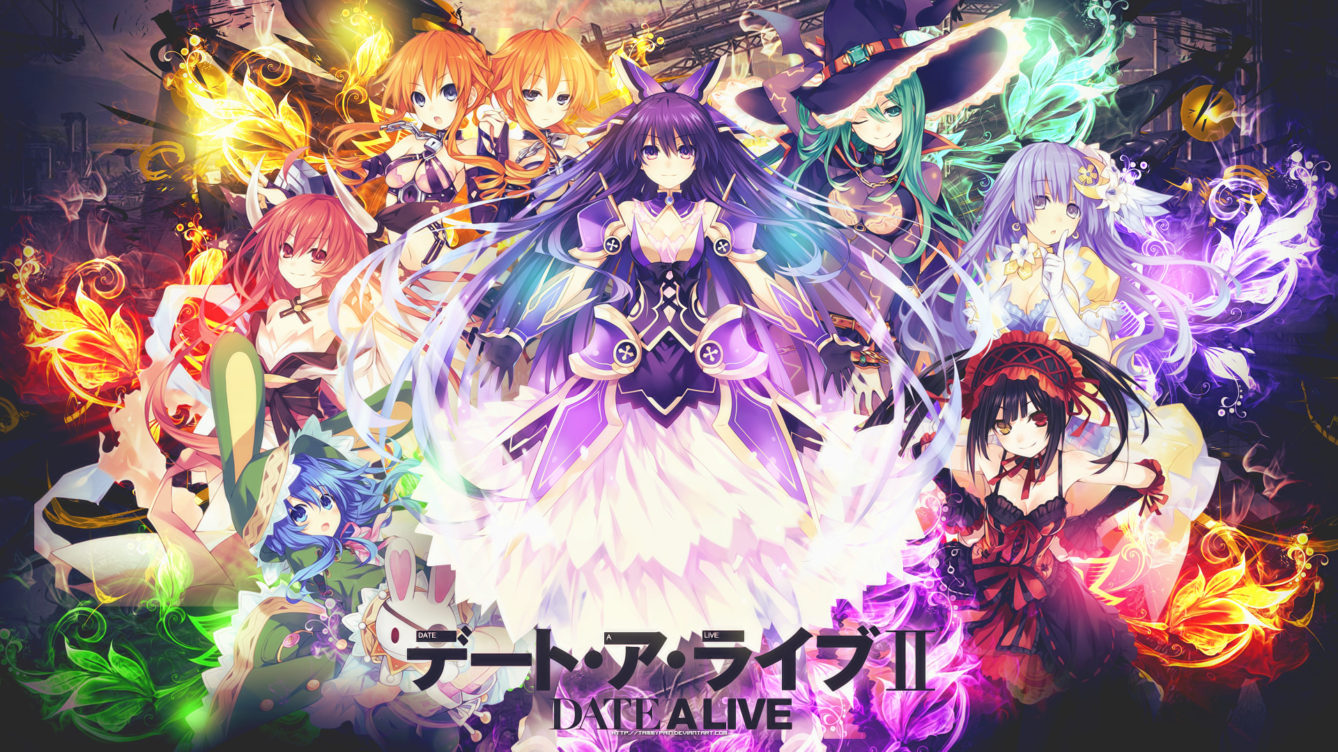 Download Enjoy the incredible story of Date A Live Wallpaper