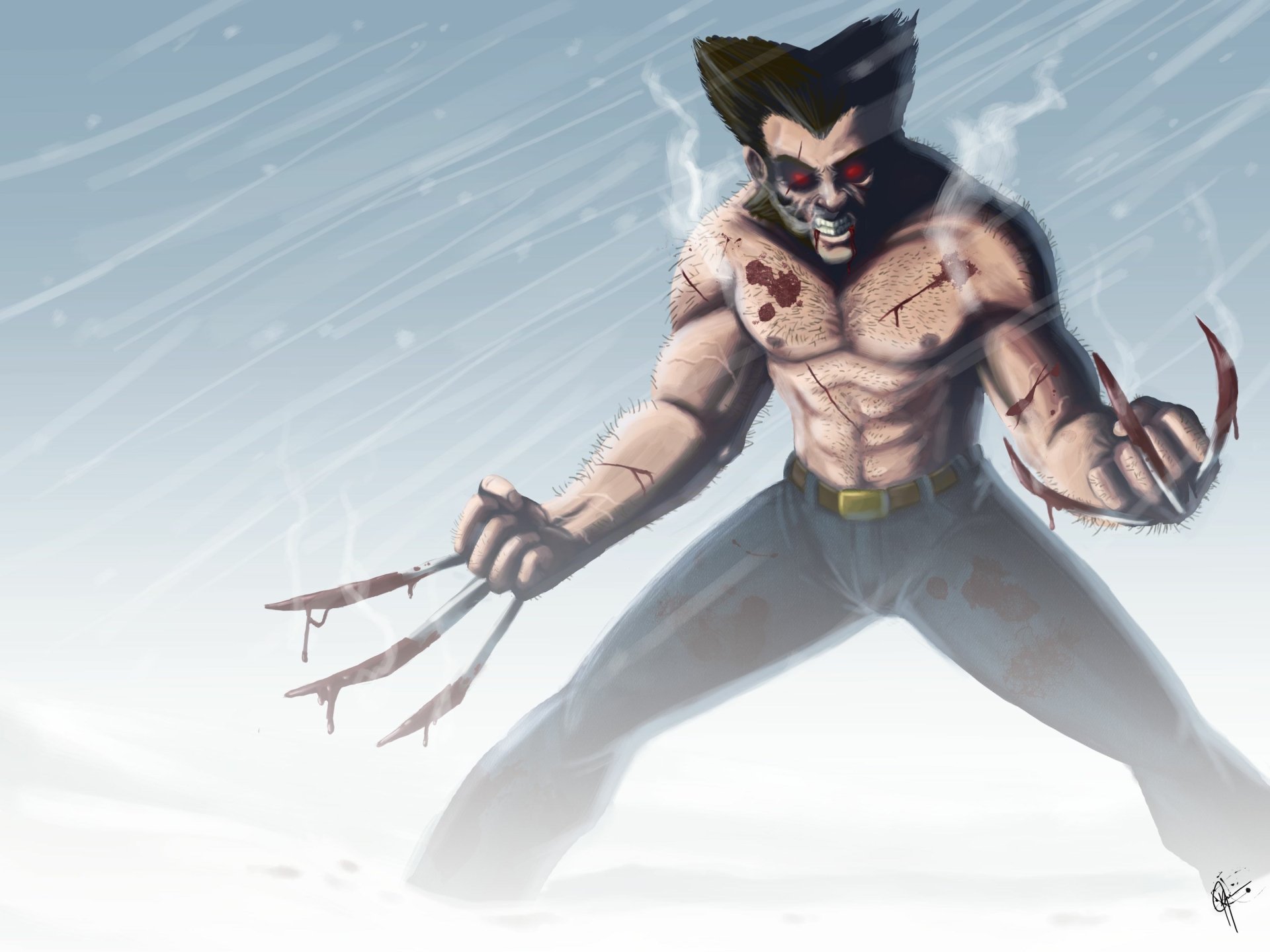 Download Comic Wolverine HD Wallpaper by Jeffrey Thomas