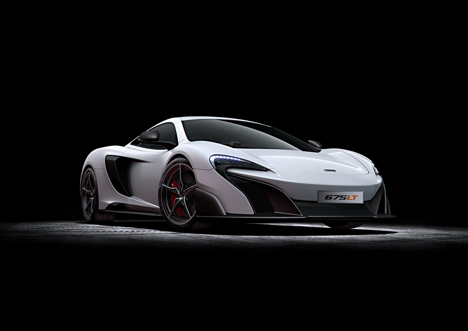 Download White Car Supercar Car McLaren Vehicle McLaren 675LT 4k Ultra HD Wallpaper