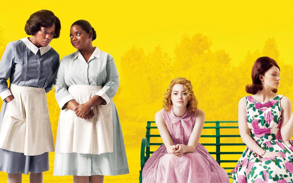Octavia Spencer Emma Stone movie The Help HD Desktop Wallpaper | Background Image