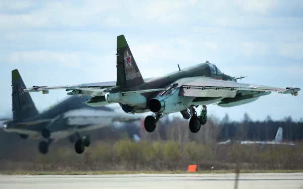 warplane aircraft jet fighter military sukhoi su-25 HD Desktop Wallpaper | Background Image
