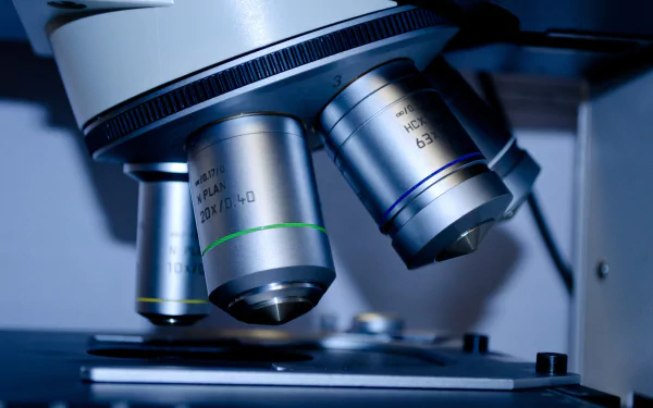  Medical Research Microscope by PublicDomainPictures