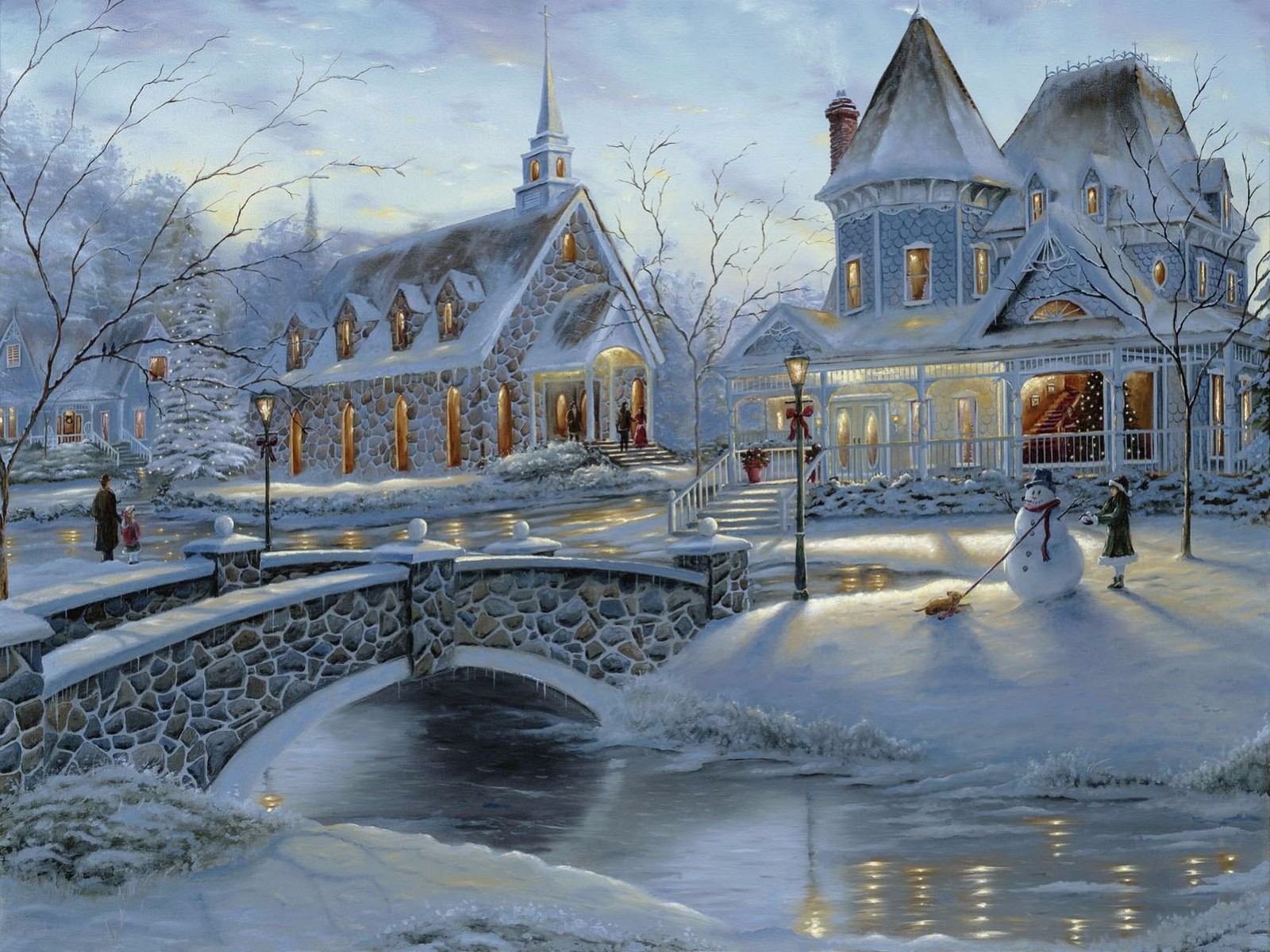 Winter Scene by Robert Finale