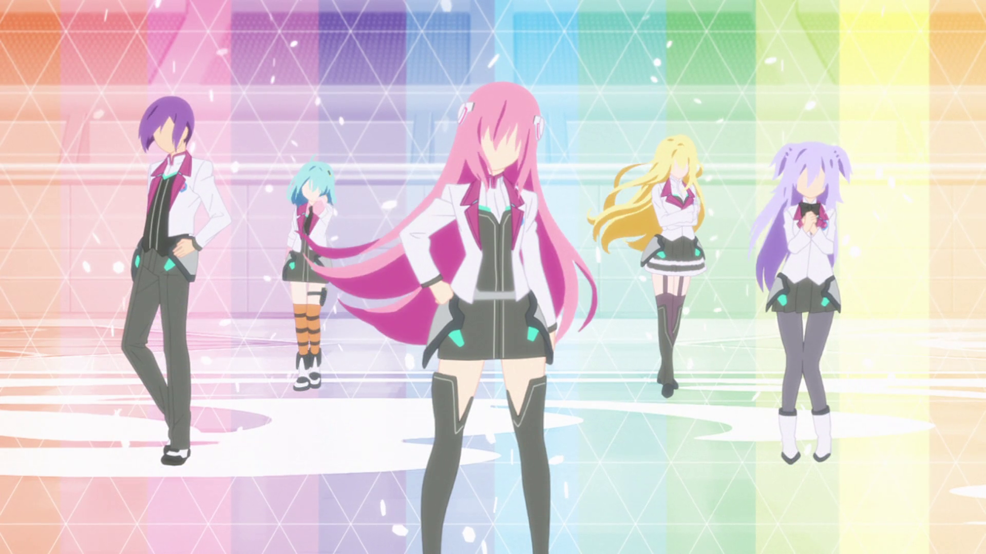 toudou kirin, julis-alexia von riessfeld, claudia enfield, sasamiya saya,  amagiri ayato, and 1 more (gakusen toshi asterisk)