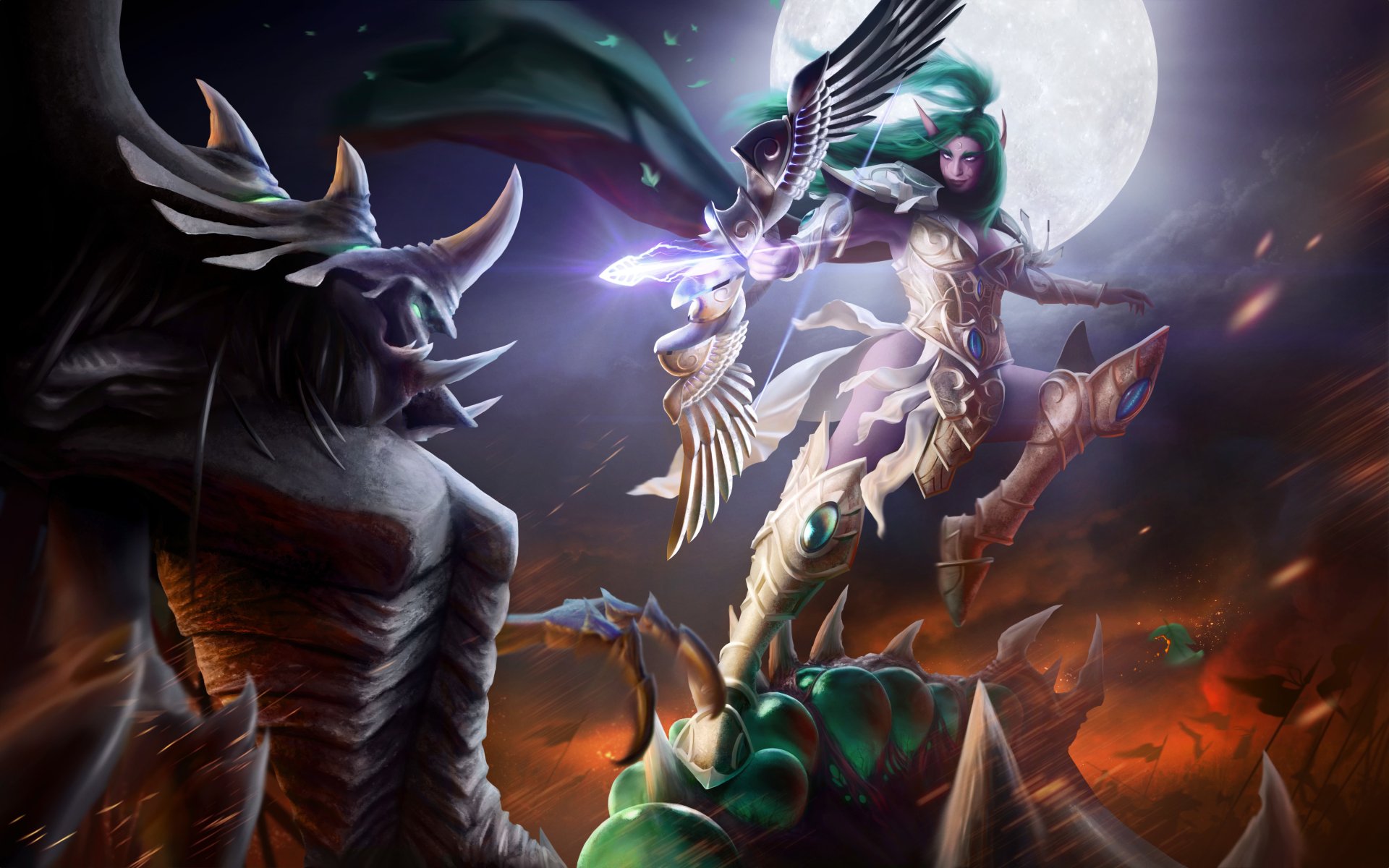 Download Tyrande Whisperwind Video Game Heroes Of The Storm 4k Ultra HD Wallpaper