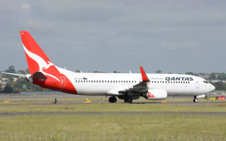  VH-VXA Qantas Boeing 737-838, Sydney Airport