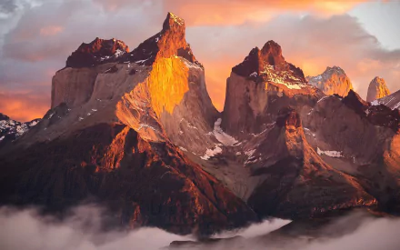 mountain Andes nature Torres del Paine HD Desktop Wallpaper | Background Image
