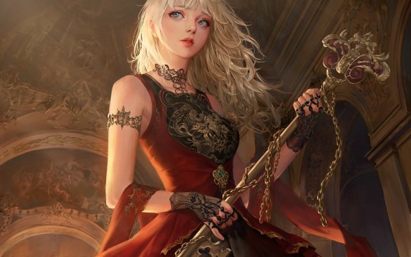 Video Game Legend Of The Cryptids Aqua Eyes Blonde HD Wallpaper | Background Image