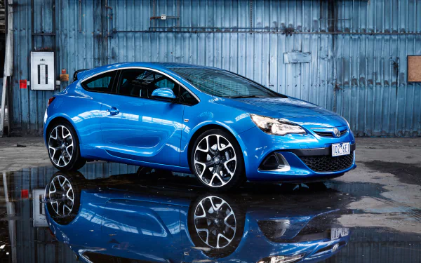 car compact car reflection opel vehicle Opel Astra HD Desktop Wallpaper | Background Image