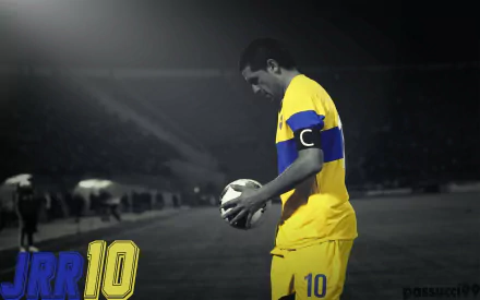 Juan Román Riquelme Sports HD Desktop Wallpaper | Background Image